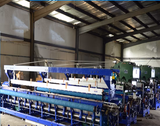 Ga738 PP PE Net Leno Tecido Rapier Tear para Tecelagem