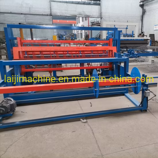 Máquina de tecelagem frisada semi automática da tela da peneira líquida da cerca do conjunto da rede de arame