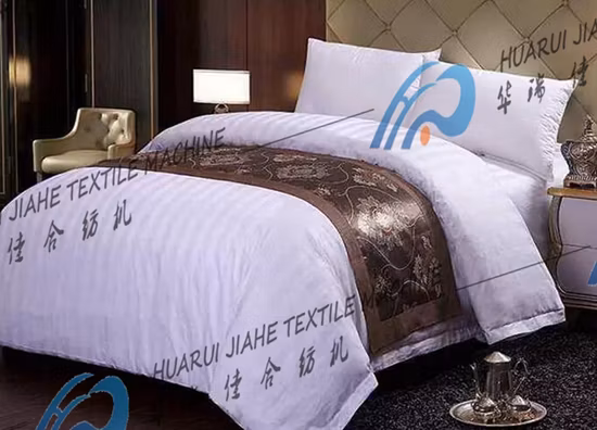 Simples/ Cam/ Dobby derramando algodão tecelagem Smart Air Jet Loom/ Tipo pequeno Air Jet Loom Modelo econômico com 1,5 Warp 1 Rolo de pano Tecido de lençóis de poliéster